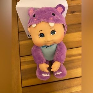 Cabbage Patch Kids Exotic Friends Purple Emmett Hippo Doll